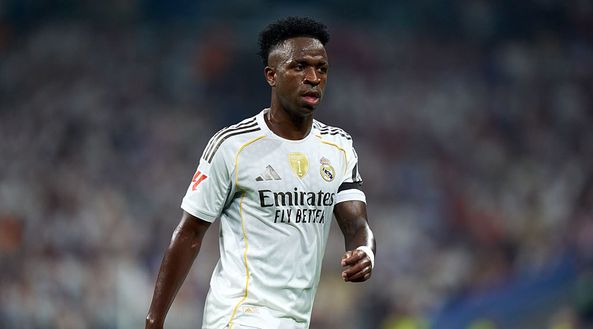 MADRID, SPAIN - AUGUST 19: Vinicius Junior del Real Madrid, una delle tante vittime di insulti offensivi e razzisti nell'ultima giornata di Liga (Photo by Angel Martinez/Getty Images) mijatovic-vinicius-junior-real-madrid-polemica-oviedo-liga