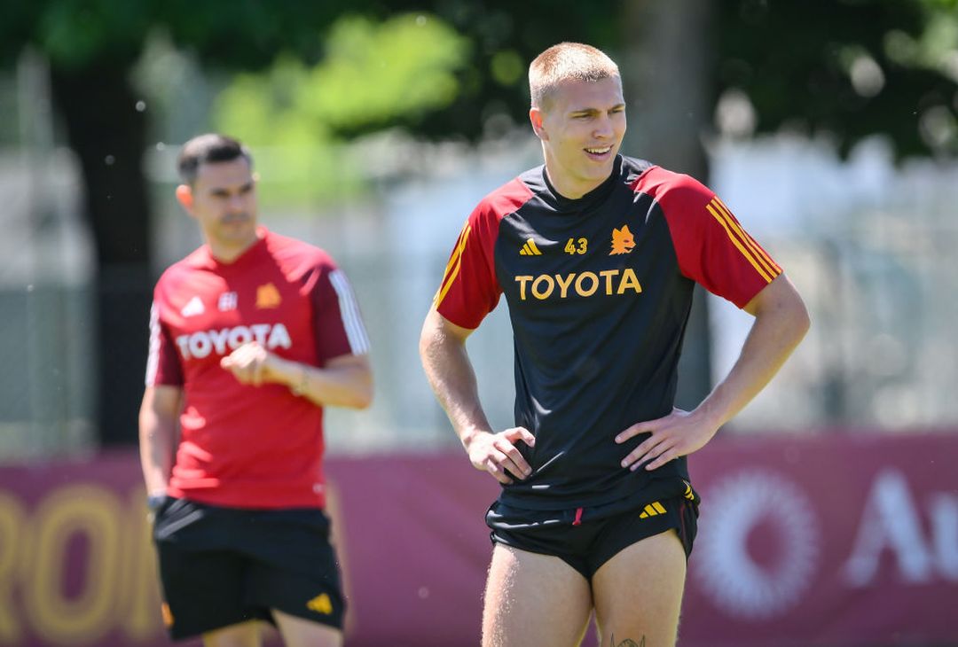 Roma, la seduta a Trigoria con la testa all’Empoli – FOTO GALLERY - immagine 23