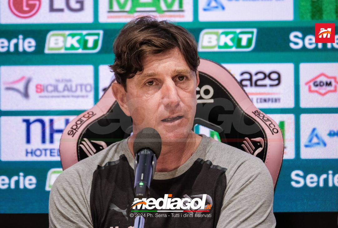 FOTO PALERMO, verso il Venezia: mister Mignani in sala stampa al CFA (GALLERY) - immagine 15