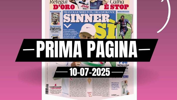 Prima pagina Gazzetta dello Sport: 'Jashari vuole il Milan'