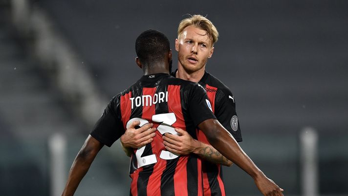 Simon Kjaer Fikayo Tomori AC Milan