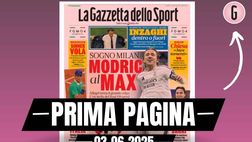 Prima pagina Gazzetta dello Sport: Milan, Allegri tenta il grande colpo Modric