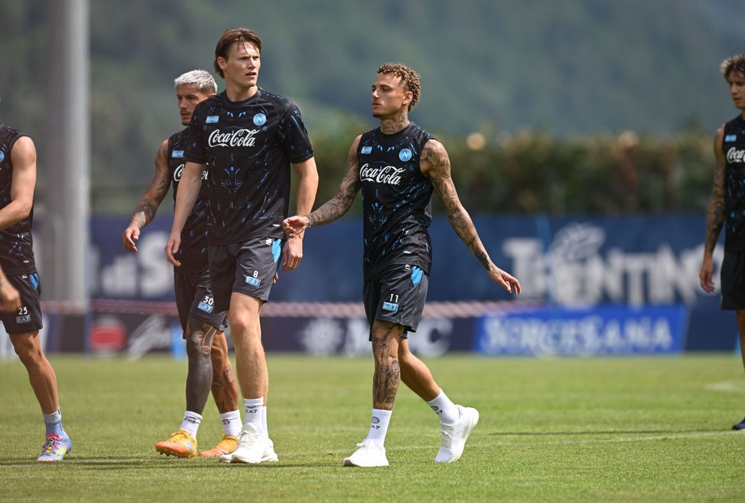 Primo allenamento mattutino a Dimaro