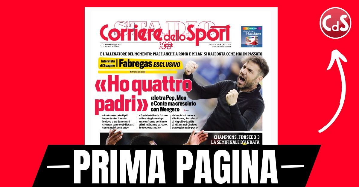 Prima pagina Corriere dello Sport: “Inter, Inzaghi mette sotto il Barcellona” Prima pagina Corriere dello Sport: “Inter, Inzaghi mette sotto il Barcellona”