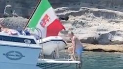 VIDEO / Napoli, per Aurelio De Laurentiis relax sullo yacht a Ischia