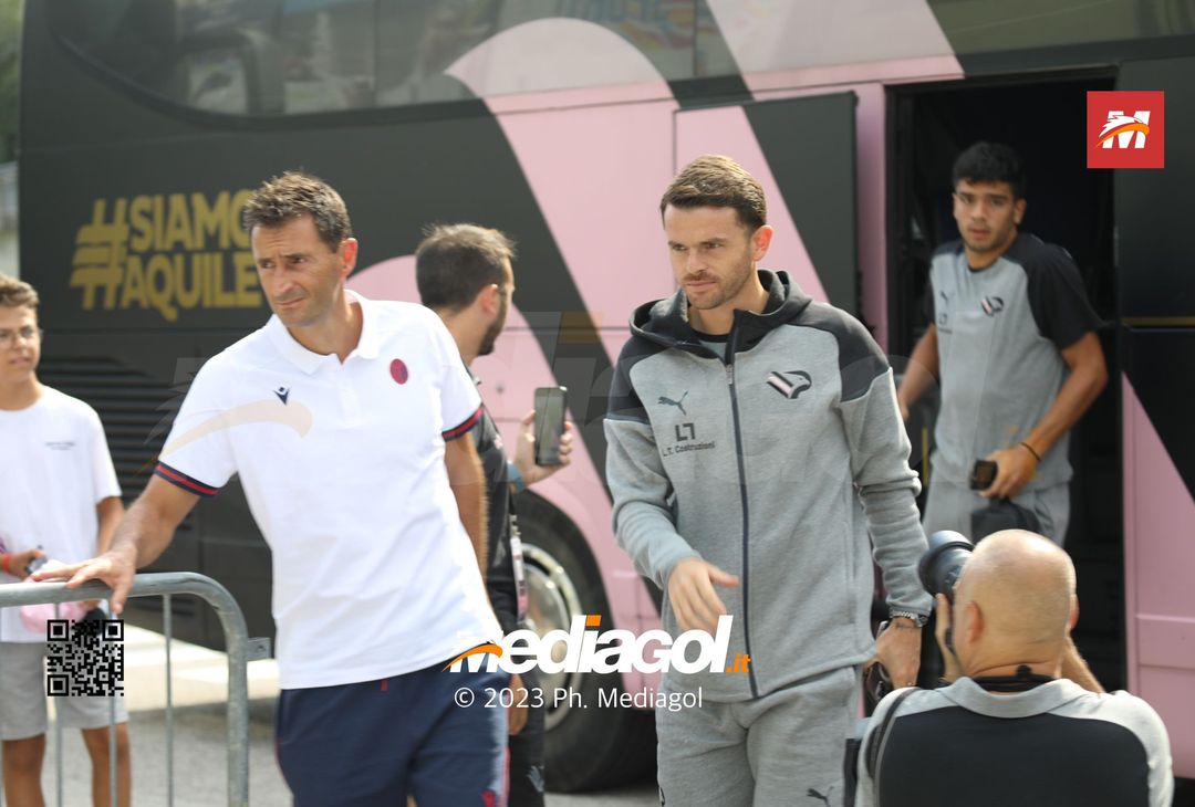 FOTO Bologna-Palermo, i rosanero arrivano allo stadio di Rovereto (Gallery) - immagine 19