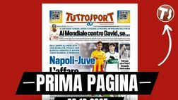 Prima pagina Tuttosport: “Ricci esclusivo: ‘Al Milan grazie al Torino. Modric è spaziale'”