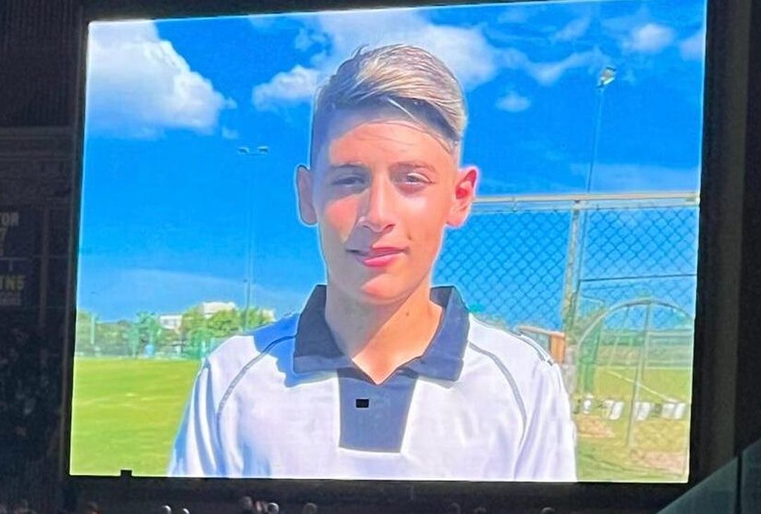 Toccante omaggio per il giovane calciatore 14enne morto per un malore
