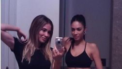 Diletta Leotta, sabato sera a casa insieme alla sua amica Elodie