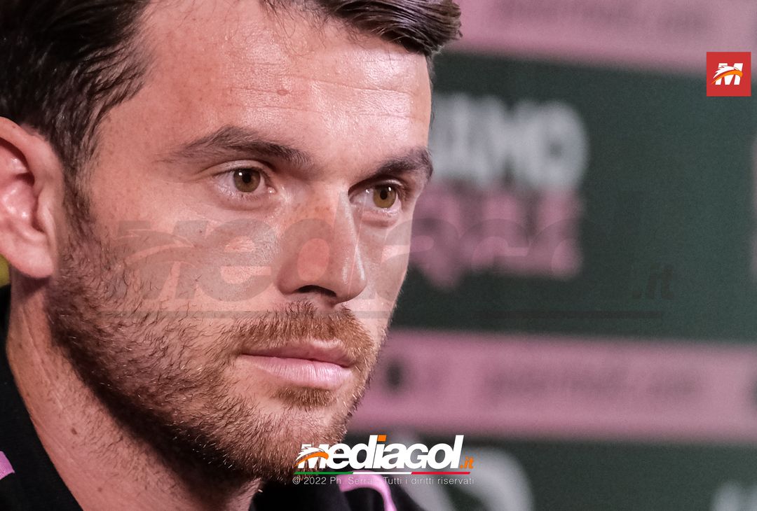 FOTO RITIRO PALERMO, Matteo Brunori in conferenza stampa (Gallery) - immagine 13