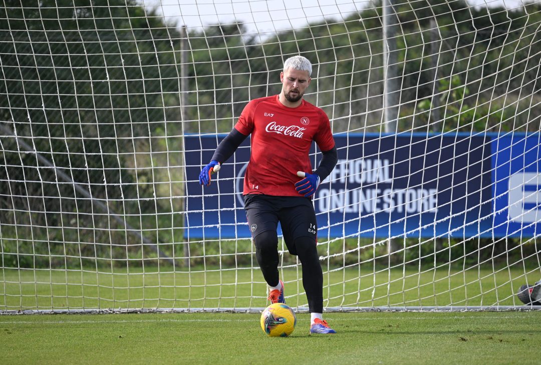 Allenamento a Castel Volturno senza i nazionali