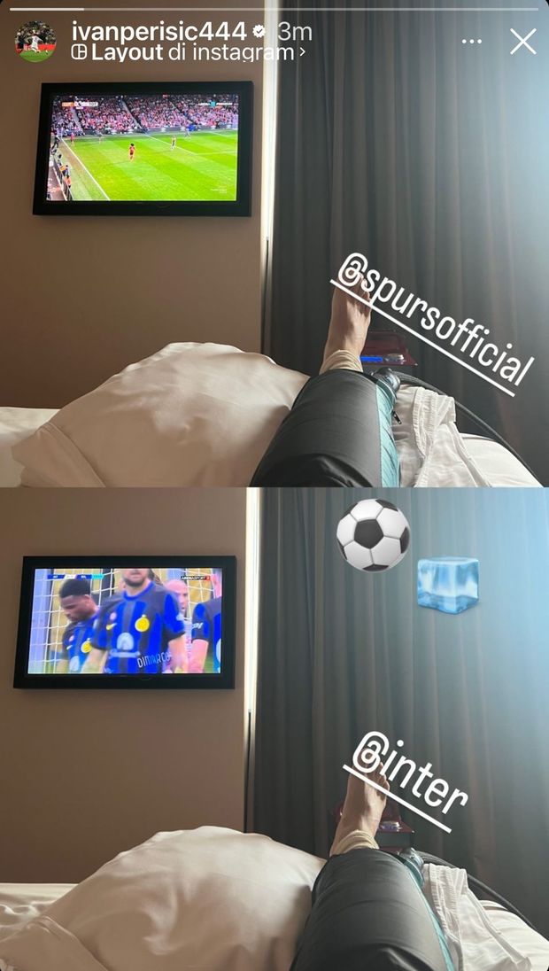 Inter-Bologna, Perisic segue il match in tv: il croato pubblica una foto- immagine 2