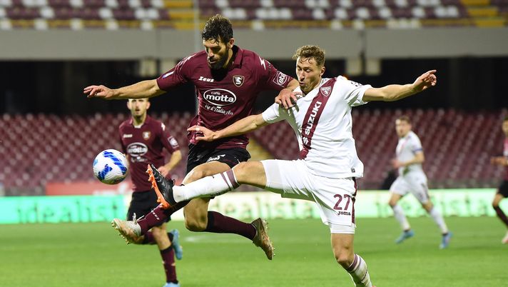 Salernitana-Torino 0-1, il tabellino: 4 ammoniti nel Toro, Fazio prende il rosso - immagine 1