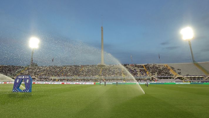 FLORENCE, ITALY - MAY 13: General view inside the stadium Artemio Franchi during the Serie A TIM match between ACF Fiorentina and AC Monza at Stadio Artemio Franchi on May 13, 2024 in Florence, Italy.(Photo by Gabriele Maltinti/Getty Images) Si riaccende il tema stadio: il botta e risposta fa infiammare la piazza - immagine 1