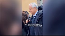 Lotito e il ‘Forza Roma’ urlato sul palco: la reazione del presidente della Lazio