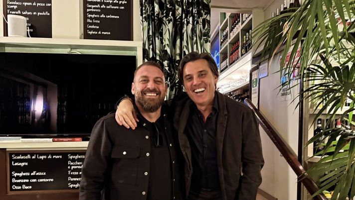 Reunion romanista, Montella ritrova De Rossi: “Bello rivederti amico mio” Reunion romanista, Montella ritrova De Rossi: “Bello rivederti amico mio” - immagine 1