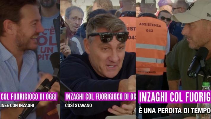 Cattelan, Vieri e Totti