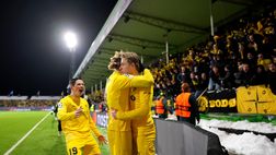 Champions League, il Bodo Glimt batte l’Inter e partono i festeggiamenti