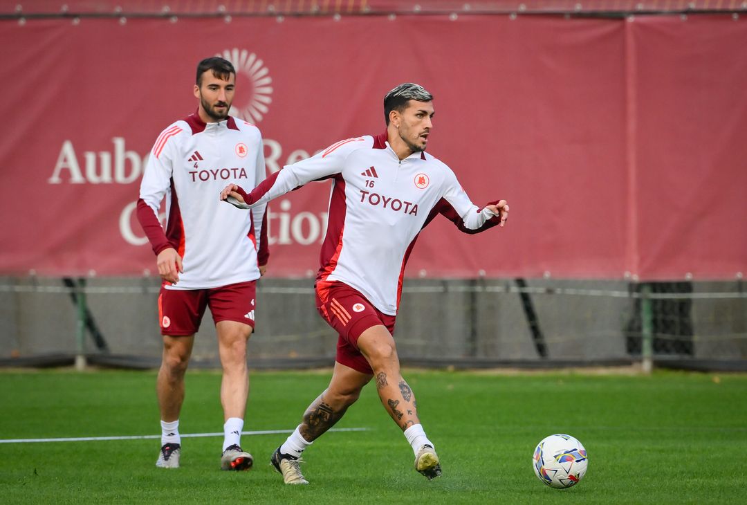 Trigoria, la rifinitura in vista della gara contro il Bologna – FOTO GALLERY - immagine 20