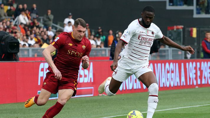 Andrea Belotti e Fikayo Tomori, qui durante Roma-Milan (getty images)
