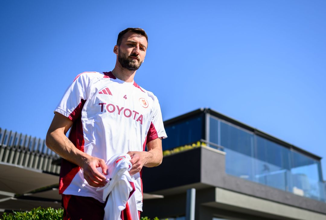 Verso Roma-Juventus: l’allenamento a Trigoria – FOTO GALLERY - immagine 24