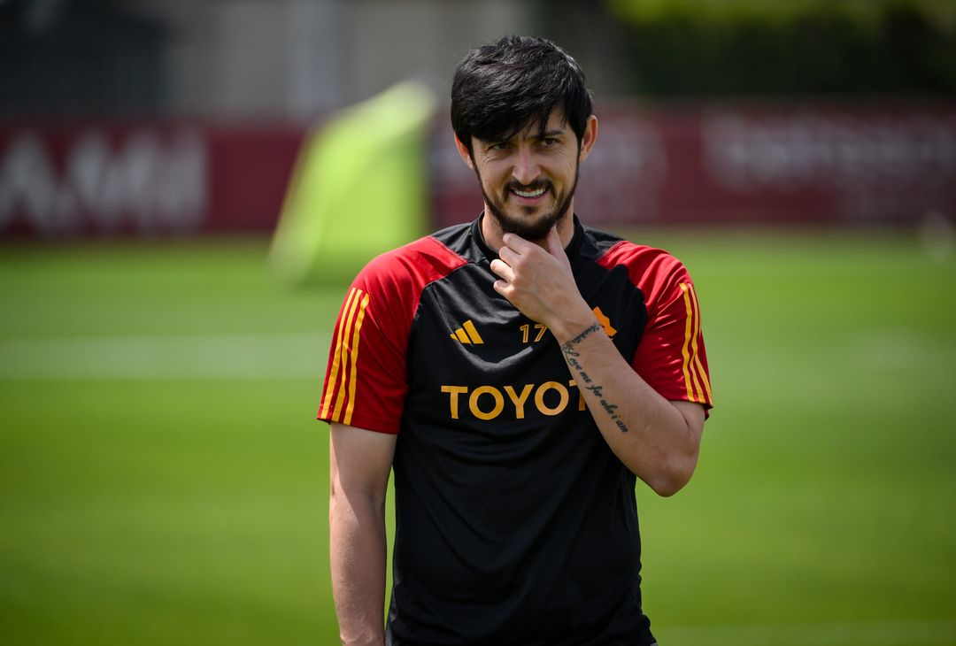 Roma, l’allenamento dopo la confitta con l’Atalanta – FOTO GALLERY - immagine 16