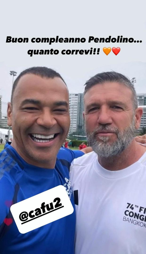 Cafu, gli auguri di Candela: “Buon compleanno pendolino… quanto correvi!” – FOTO- immagine 2