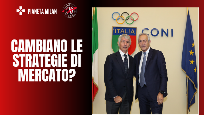 Ministro Andrea Abodi e il presidente FIGC Gabriele Gravina