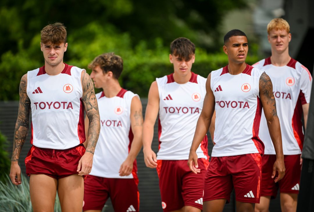 Roma, allenamento a Trigoria a due giorni dal Cagliari – FOTO GALLERY - immagine 24