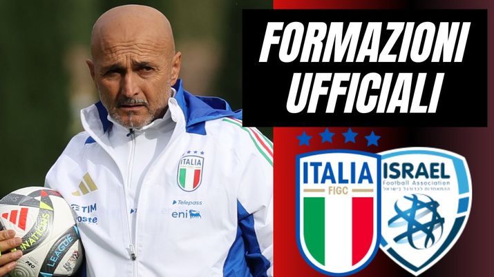 Formazioni Ufficiali Italia-Israele