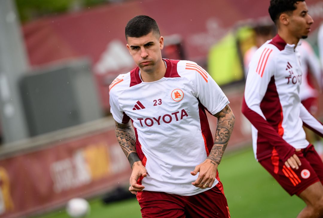 Trigoria, l’allenamento a tre giorni da Inter-Roma – FOTO GALLERY - immagine 24