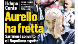Prime pagine giornali sportivi oggi: il Napoli sui media