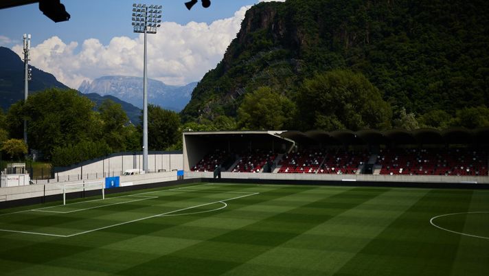 BOLZANO, ITALY - JULY 16: A general view inside the stadium prior to the Women's EURO 2025 European Qualifiers match between Italy and Finland at Stadio Druso on July 16, 2024 in Bolzano, Italy. (Photo by Emmanuele Ciancaglini/Getty Images) Südtirol Palermo