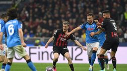 Napoli-Milan, le formazioni ufficiali: Raspadori punta centrale sfida Giroud