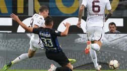 Inter-Torino 2-2: ecco il cuore Toro, una rimonta da applausi