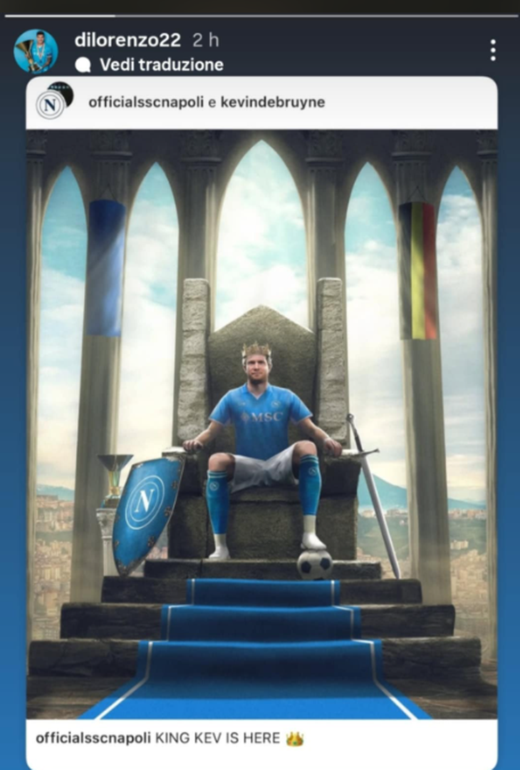 Il benvenuto degli azzurri a Kevin De Bruyne – LA FOTOGALLERY - immagine 3