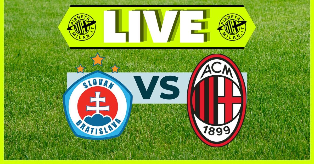 Champions League – Slovan Bratislava Milan 0 1: Pulisic sblocca il match! | LIVE NEWS