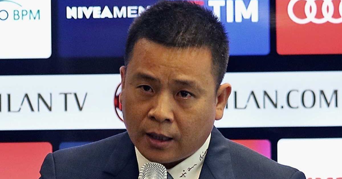 Yonghong Li dichiarato fallito: debiti non saldati per l’ex proprietario del Milan