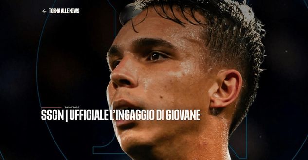 UFFICIALE / Giovane è un nuovo giocatore del Napoli- immagine 2