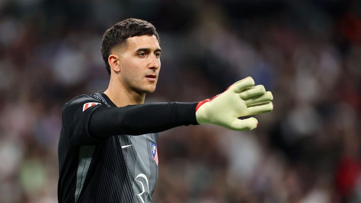 MADRID, SPAIN - MARCH 22: Juan Musso of Atletico de Madrid reacts during the LaLiga EA Sports match between Real Madrid CF and Atletico de Madrid at Estadio Santiago Bernabeu on March 22, 2026 in Madrid, Spain. (Photo by Florencia Tan Jun/Getty Images) musso napoli