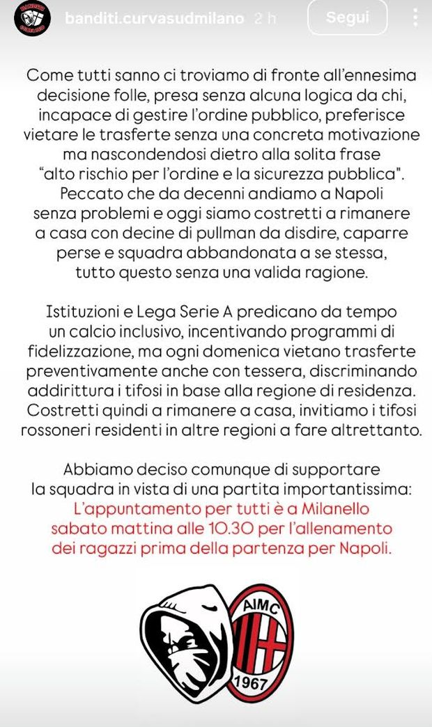 napoli-milan-curva-sud-milanello