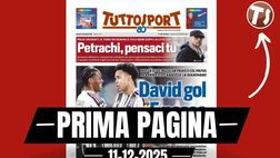 Prima pagina Tuttosport: Europa dolce-amara per le italiane