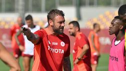 Roma, allenamento a Trigoria in vista della Juve: in gruppo anche Abdulhamid