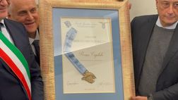 Cerimonia 124 anni Lazio, Lotito ritira il Collare Onorato Fortunato Ballerini – VIDEO