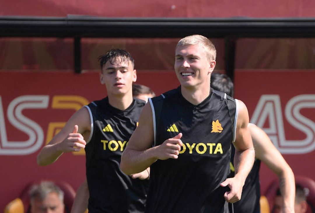 Roma, primo allenamento in vista del Cagliari – FOTO GALLERY - immagine 14