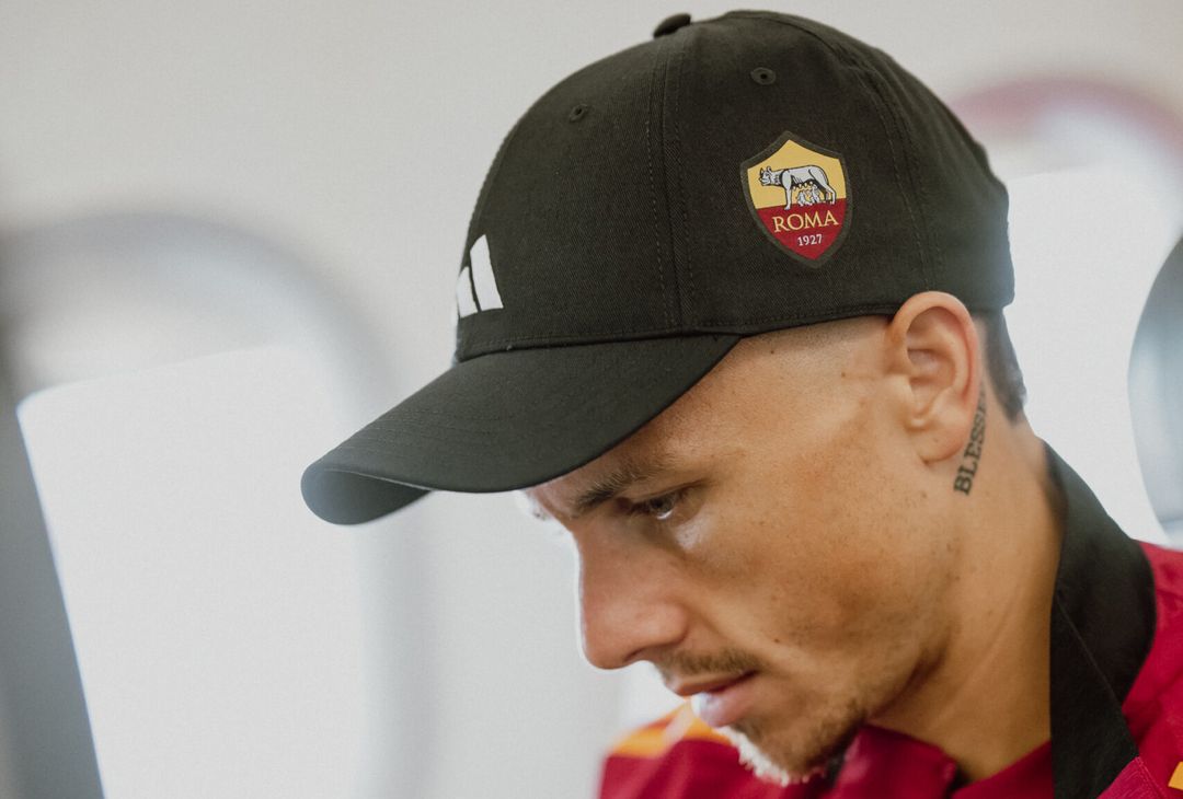 Kaiserslautern-Roma, squadra in partenza per la Germania – FOTO GALLERY - immagine 18