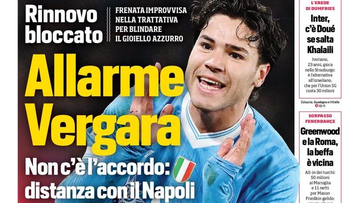 Prime pagine giornali sportivi oggi: il Napoli sui media- immagine 1