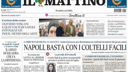 PRIMA PAGINA IL MATTINO OGGI: “La legge di Conte”