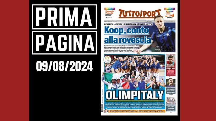Prima pagina Tuttosport: Koopmeiners e non solo. Il mercato Prima pagina Tuttosport: Koopmeiners e non solo. Il mercato