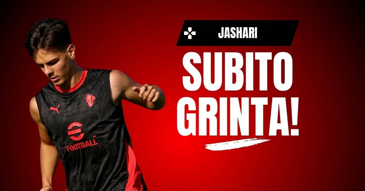 jashari primo allenamento col milan sorrisi e subito grinta video